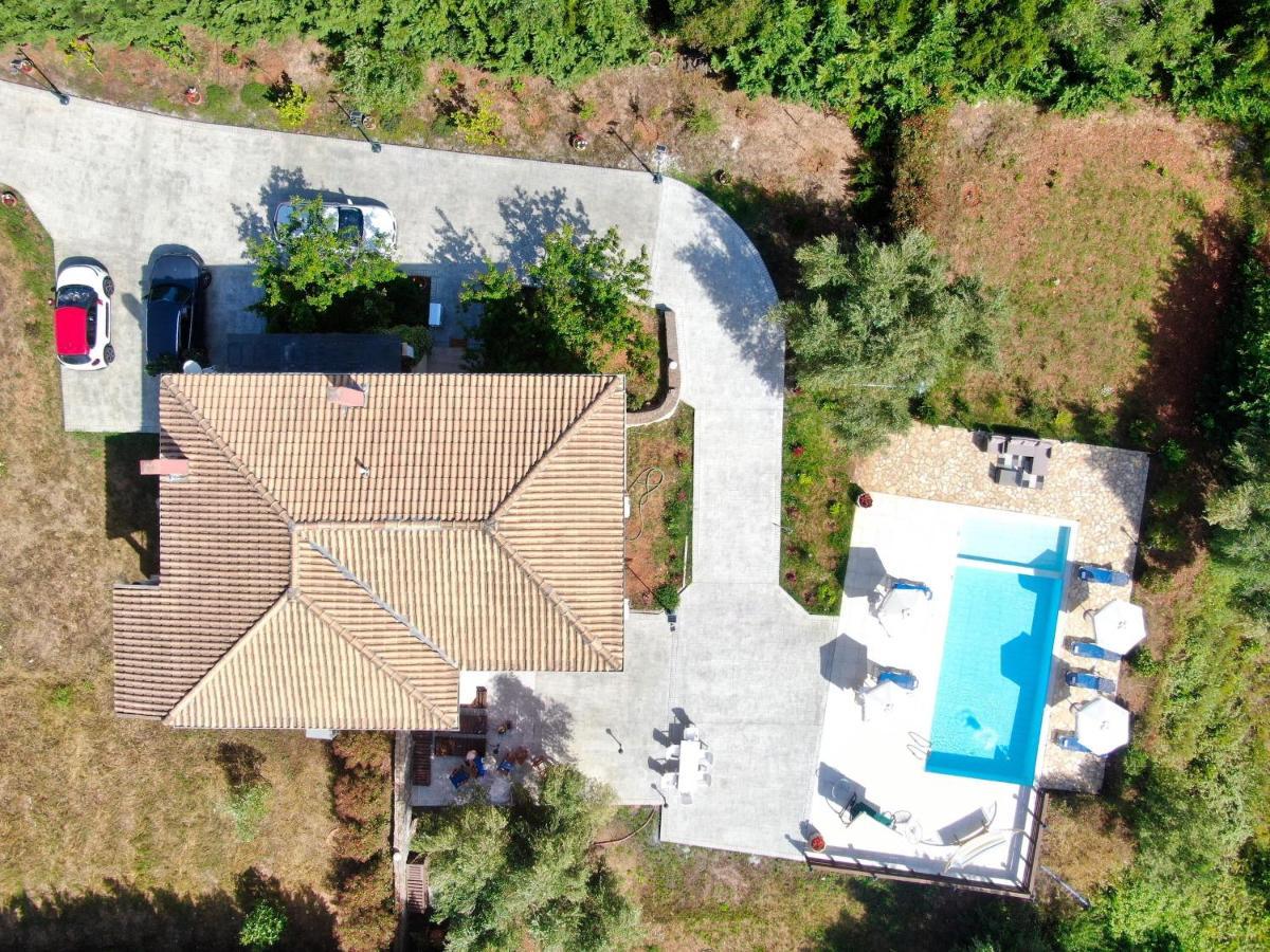 Villa Jazz Rock With Large Private Pool Gouvia Exterior foto